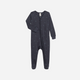 Colored Organics - Organic Baby Peyton Footed Sleeper - Cactus/Navy+Teal