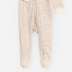 Colored Organics - Colored Organics - Organic Baby Peyton Footed Sleeper - Joy Floral / Berry