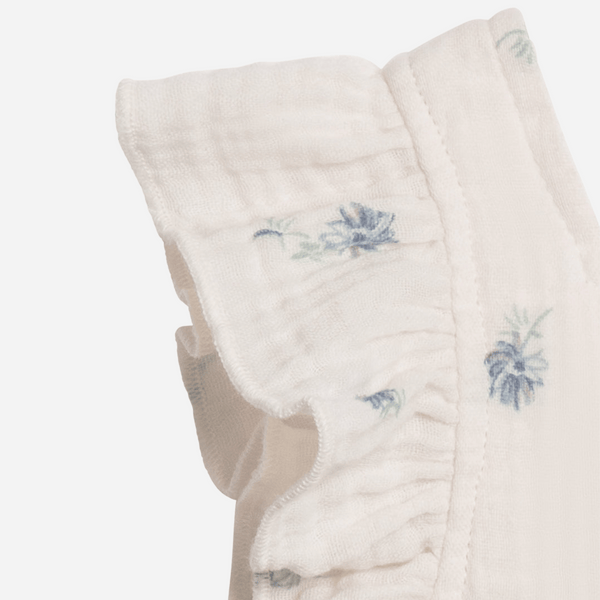 Colored Organics - Organic Baby & Kids Jane Muslin Dress - Elena Floral / Lilla