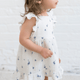Colored Organics - Organic Baby & Kids Jane Muslin Dress - Elena Floral / Lilla