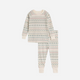 Colored Organics - Organic Baby & Kids Long Sleeve Jammies - Fairisle/Teal