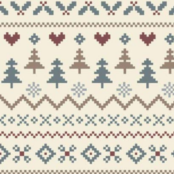 Colored Organics - Organic Baby & Kids Long Sleeve Jammies - Fairisle/Teal