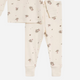 Colored Organics - Organic Baby & Kids Long Sleeve Jammies - Mistletoe/Mulberry