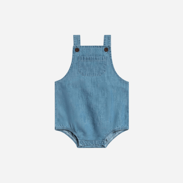 Colored Organics - Organic Baby & Kids Noe Chambray Bubble Overall