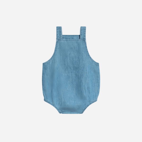 Colored Organics - Organic Baby & Kids Noe Chambray Bubble Overall