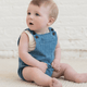 Colored Organics - Organic Baby & Kids Noe Chambray Bubble Overall
