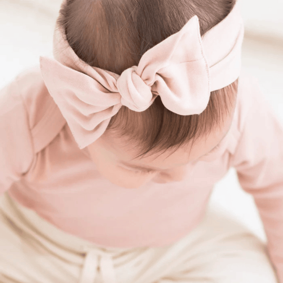 Colored Organics - Organic Hattie Bow Wrap - Blush