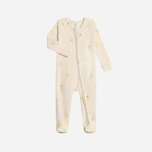 Colored Organics - Organic Newborn Indy Kimono Gown - Serena Floral / Rain
