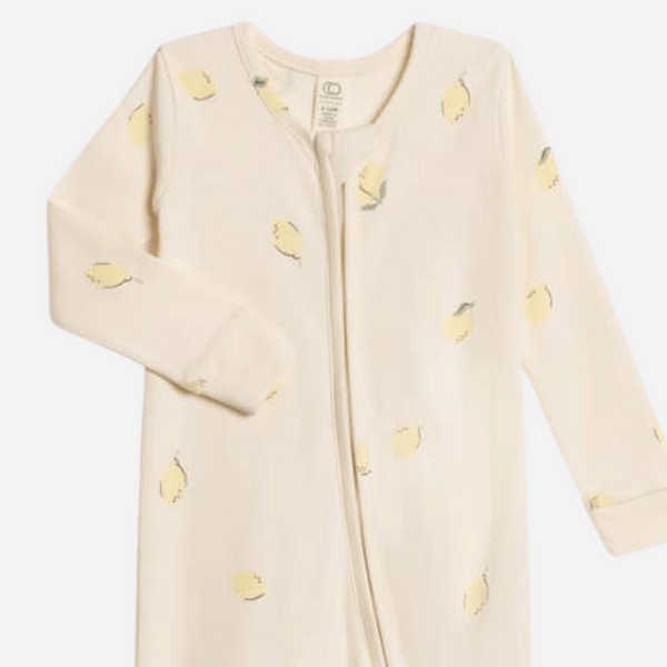 Colored Organics - Organic Newborn Indy Kimono Gown - Serena Floral / Rain