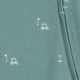 Colored Organics - Peyton Zipper Sleeper - Fairway / Laguna + Powder