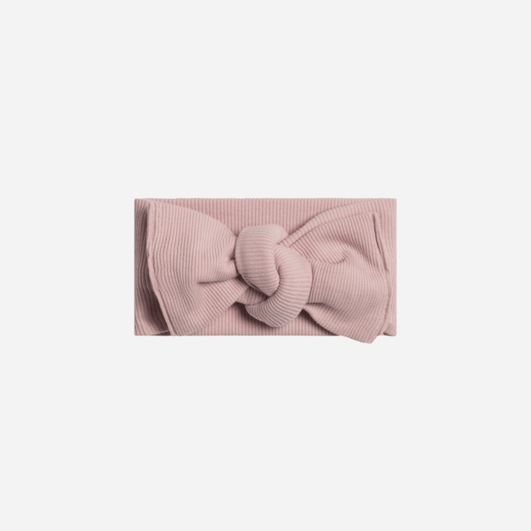 Colored Organics - Ribbed Bow Wrap Rosa