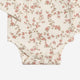 Colored Organics - River Bodysuit - Agnes Floral / Raspberry + Mauve