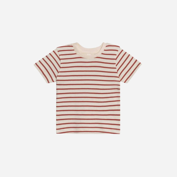 Colored Organics - Short Sleeve Crew - Ron Stripe / Barn