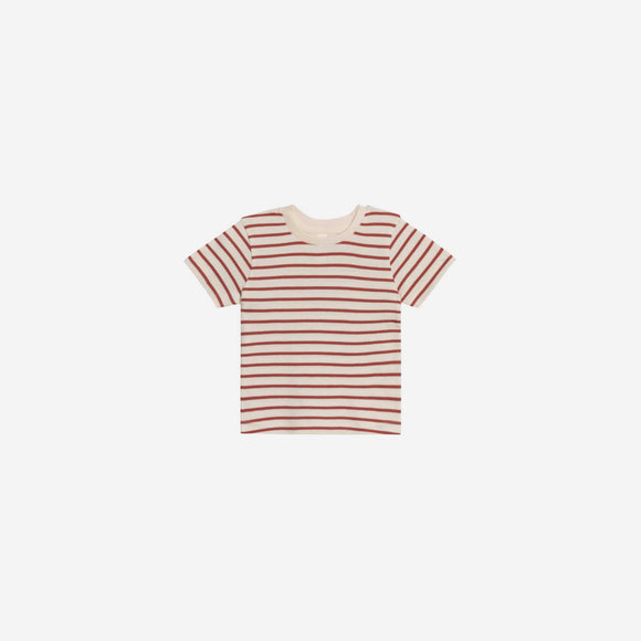 Colored Organics - Short Sleeve Crew - Ron Stripe / Barn