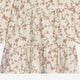 Colored Organics - Sofia Long Sleeve Tiered Dress - Agnes Floral / Raspberry + Mauve