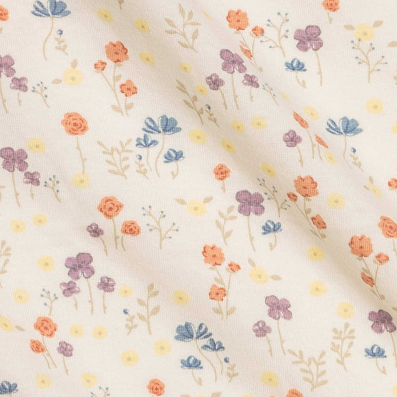Colored Organics - Swaddle Blanket - Margot Floral / Barn + Sea