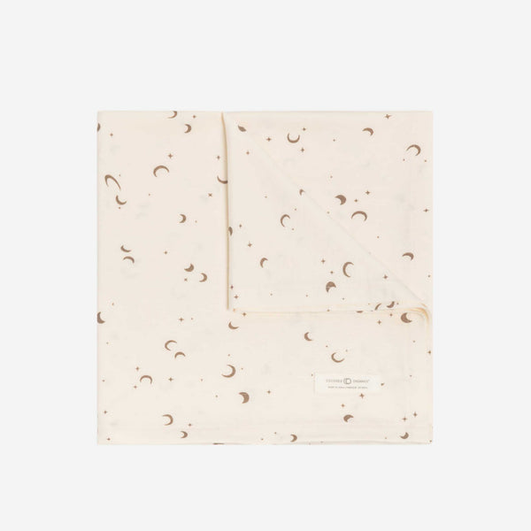 Colored Organics - Swaddle Blanket - Moon / Taupe