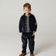 Copenhagen Colors - Corduroy Pants with Adjustable Waist - Navy