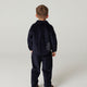 Copenhagen Colors - Corduroy Pants with Adjustable Waist - Navy