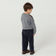 Copenhagen Colors - Corduroy Pants with Adjustable Waist - Navy