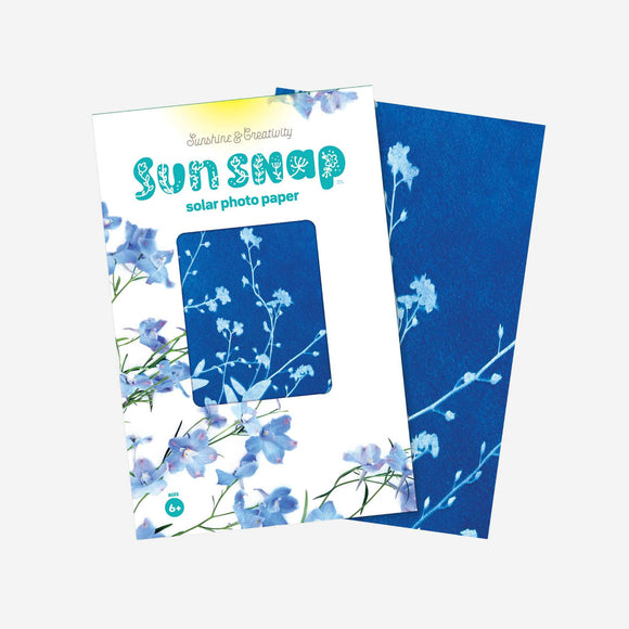 Copernicus Toys - Sun Snap Photo Paper: Cyanotype sun print kit 5.8x8.3”
