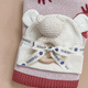 The Blueberry Hill - Cotton Crochet Rattle Teether Bear