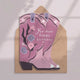 Cowboy Boots Birthday Card - Pink