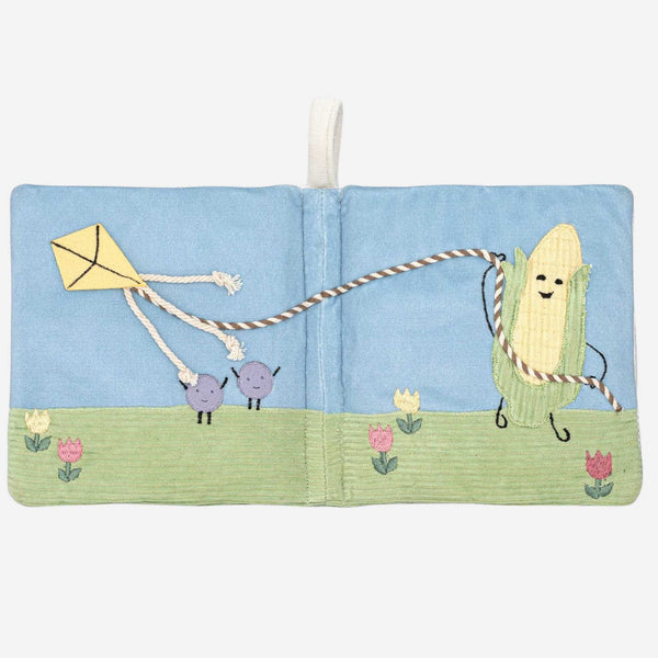 Crane Baby - Clementine Fruits & Veggies Soft Plush Activity Book