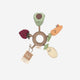 Crane Baby - Clementine Fruits & Veggies Soft Plush Activity Ring