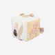 Crane Baby - Violet Soft Activity Cube Toy