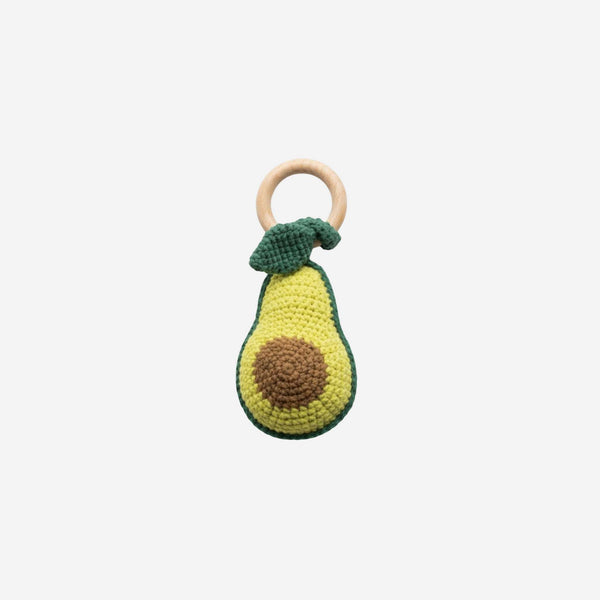 D&C Toys - Hand Crochet Avocado Teether