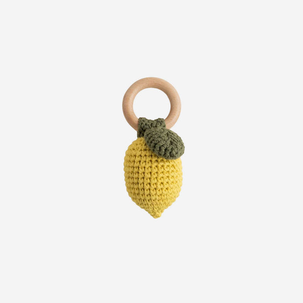 D&C Toys - Lemon Hand Crochet Rattle Toy