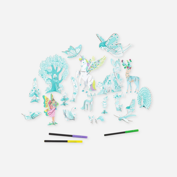 Djeco - Color. Assemble. Play. - Fairy World