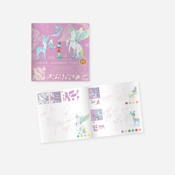 Djeco - Color. Assemble. Play. - Fairy World