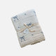 Dreamy Skies Baby - 6 Layer Gauze Blanket - Blue Bows