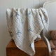Dreamy Skies Baby - 6 Layer Gauze Blanket - Blue Bows