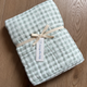 Dreamy Skies Baby - 6 Layer Gauze Blanket - Sage Gingham