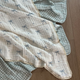 Dreamy Skies Baby - 6 Layer Gauze Blanket - Sage Gingham