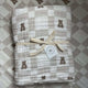 Dreamy Skies Baby - 6 Layer Gauze Blanket - Vintage Teddy