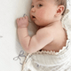 Dreamy Skies Baby - Periwinkle Bows Cotton Gauze Crib Sheet