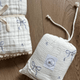 Dreamy Skies Baby - Periwinkle Bows Cotton Gauze Crib Sheet