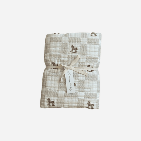Dreamy Skies Baby - Vintage Ranch 6 Layer Gauze Blanket