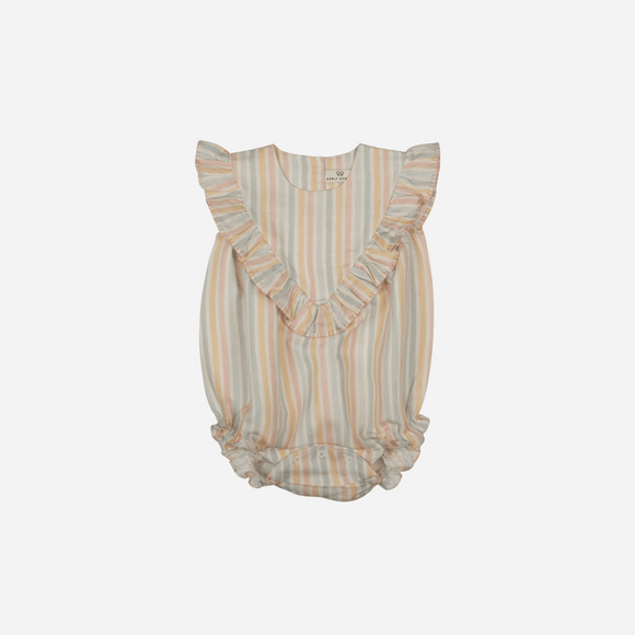 Early Sunday - Lucy Baby Bubble Romper - Summer Stripe