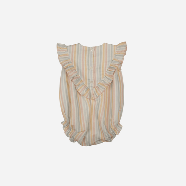 Early Sunday - Lucy Baby Bubble Romper - Summer Stripe