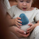 Elhee - Anti-Colic 5 oz Clean Silicone Baby Bottle - Blue Grey