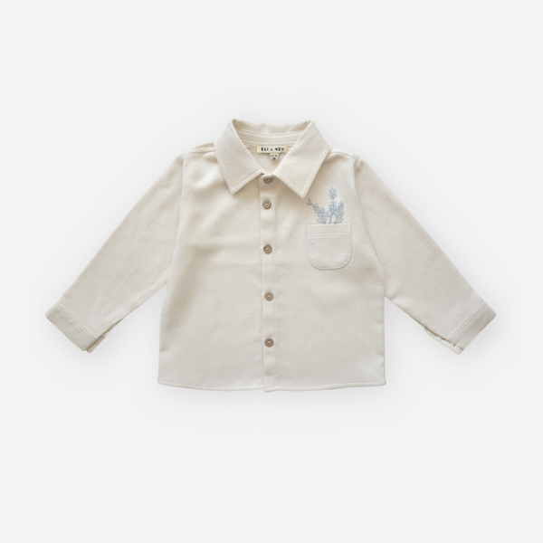 Eli & Nev - Button-Down Shirt with Embroidery