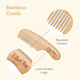 EllaOla - 3-Piece Bamboo Brush & Comb Set