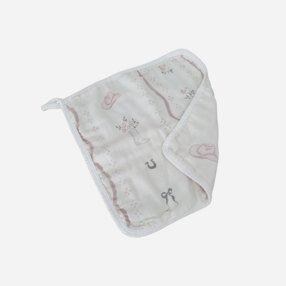 Ellie and Layne - Multi-Use Muslin Cloths - Vintage Cowgirl