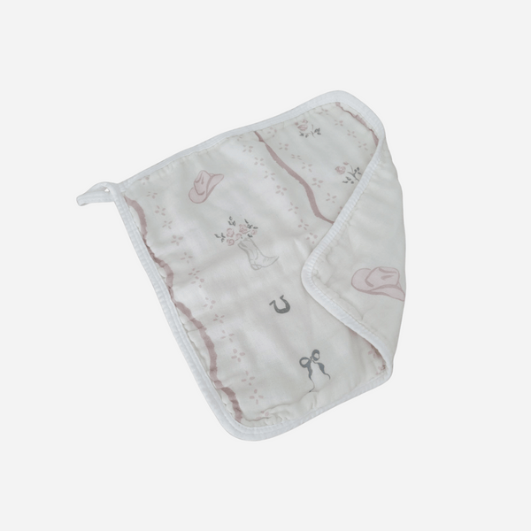 Ellie and Layne - Multi-Use Muslin Cloths - Vintage Cowgirl
