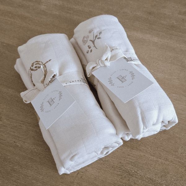 Ellie and Layne - Vintage Cowgirl Bamboo Cotton Muslin Swaddle